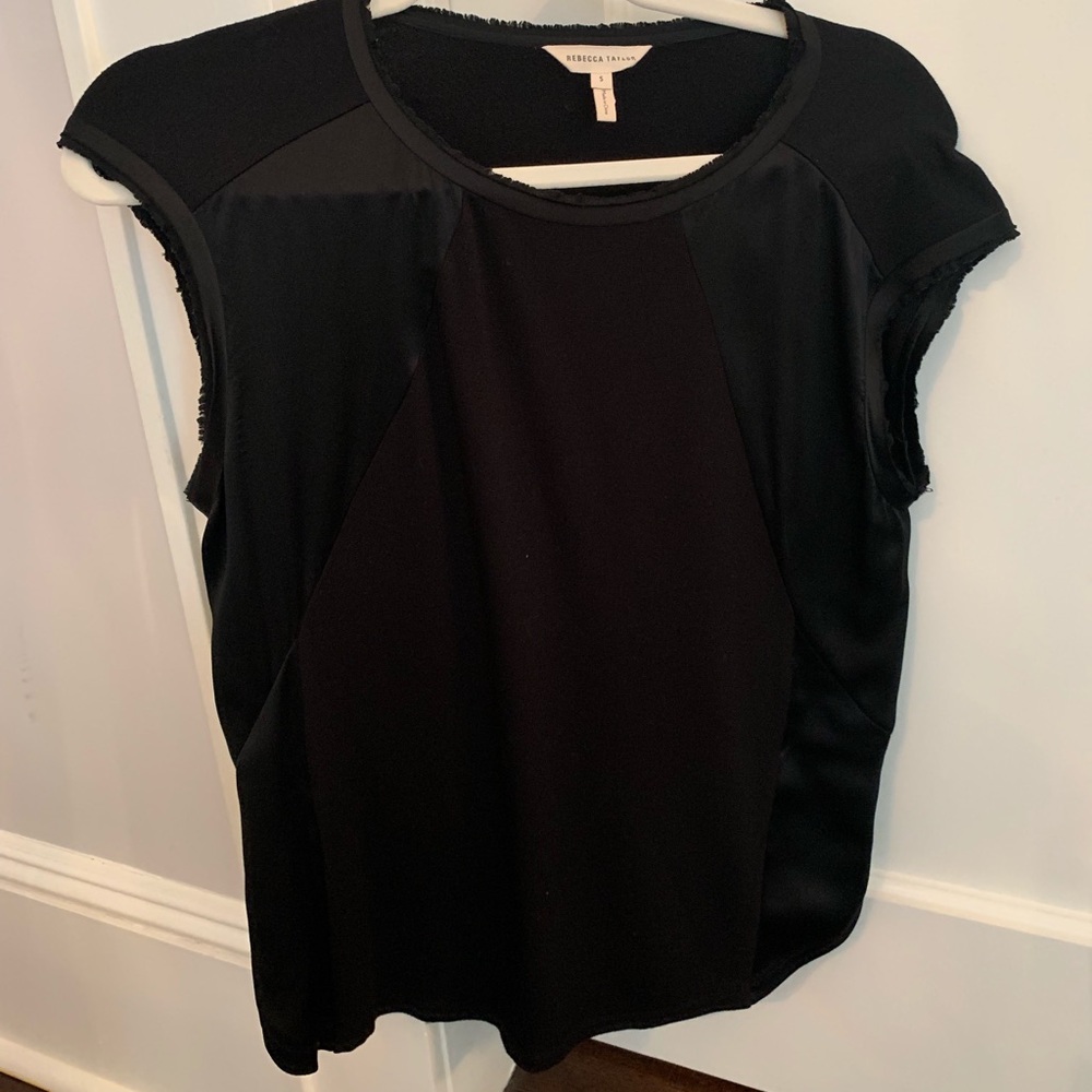 Rebecca Taylor cotton and silk top